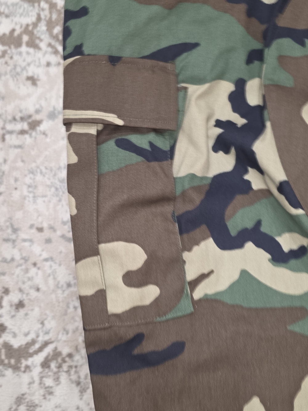Men's Cargo Pants in Green/Brown Camo - Durable Utility Style Big & Tall 43/32 - Picture 7 of 11